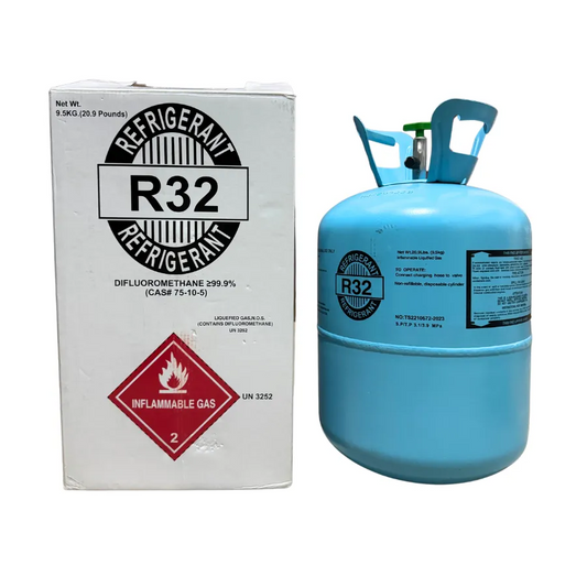 R-32 Refrigerant 20.9 lb Cylinder – 100% Virgin