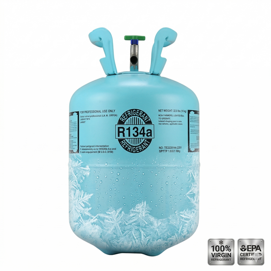 R-134A Refrigerant 30 lb Cylinder – 100% Virgin