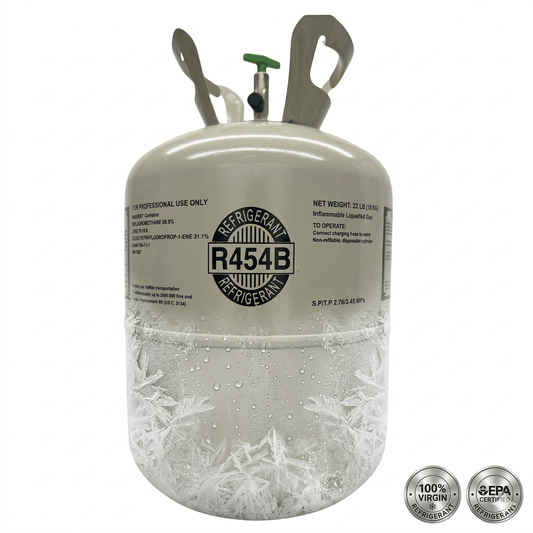 R-454B Refrigerant 22 lb Cylinder – 100% Virgin